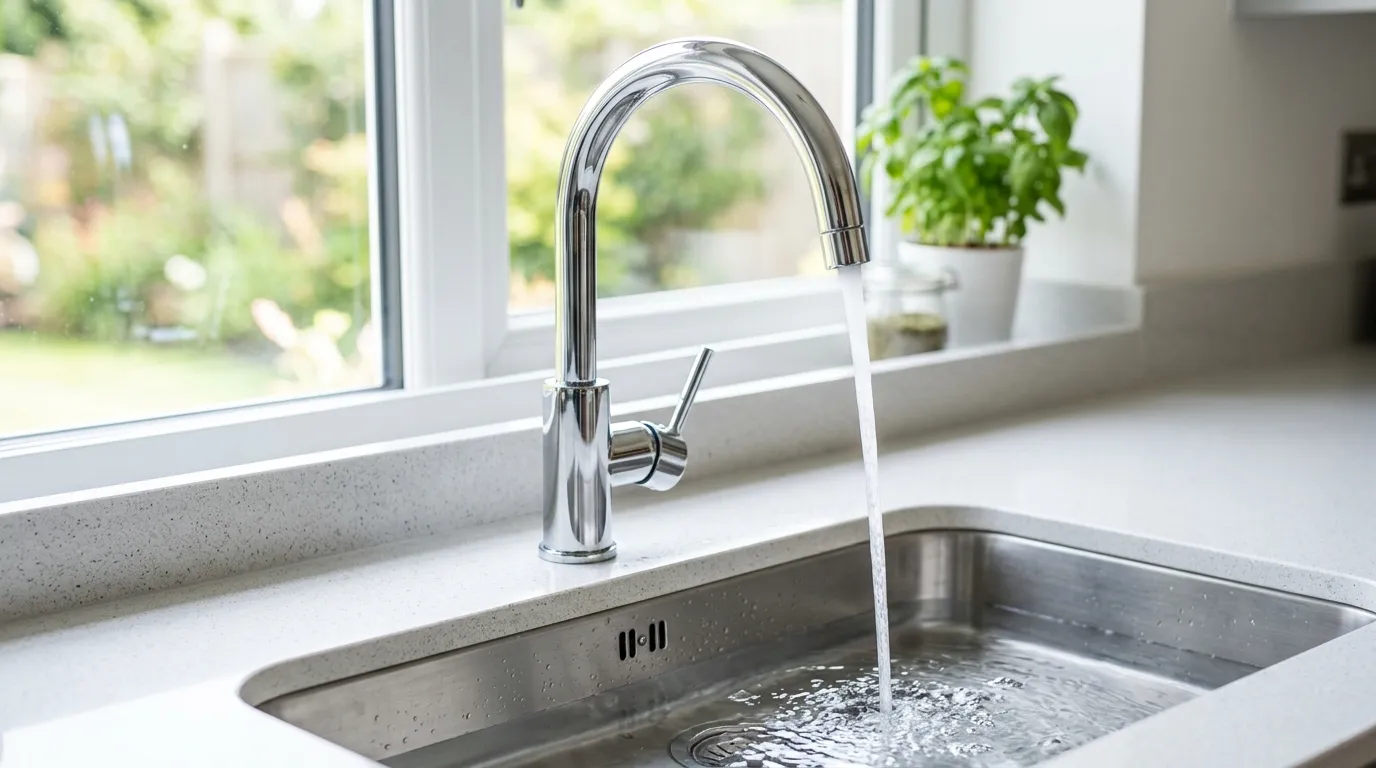 Local Plumbing Master Pros same day plumber fixing a faucet in Williamsville, MO